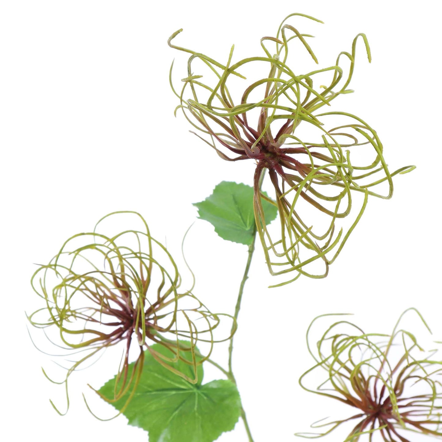 Kunstbloem Clematis Seed pod | 69 cm Geluk in bloei