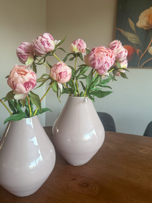 Vaas Lesse | Pastel Pink | in 2 maten Geluk in bloei