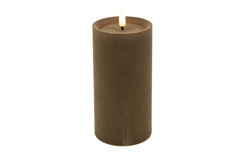 LED kaars Lyon velvet – Taupe | Countryfield (Kopie) Geluk in bloei