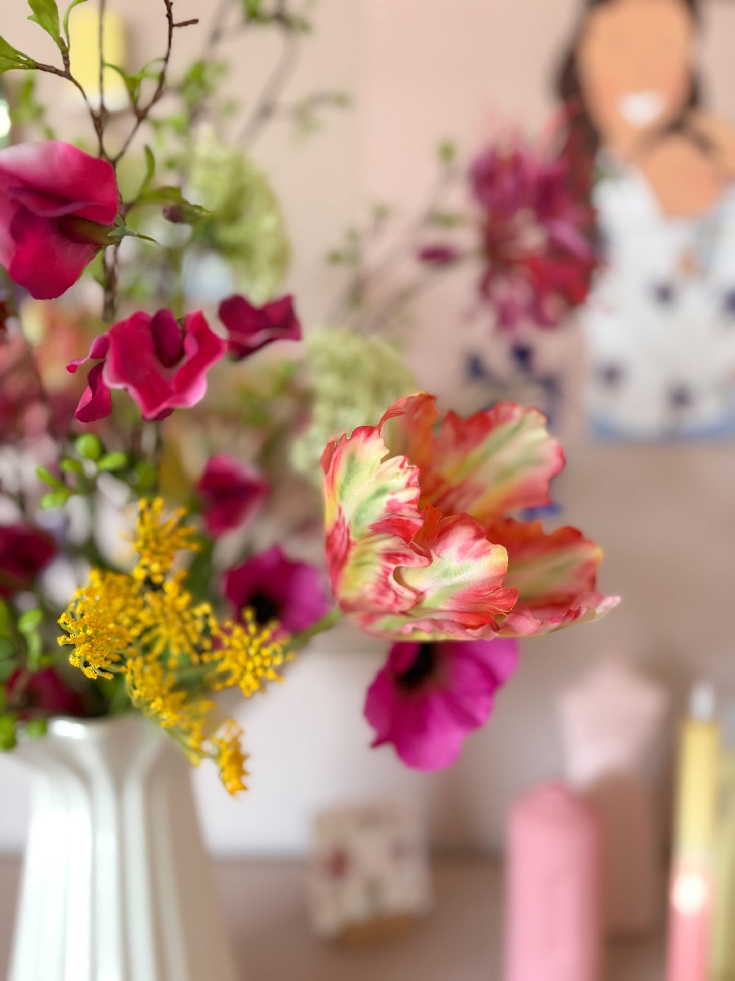 Boeket Pippa Geluk in bloei