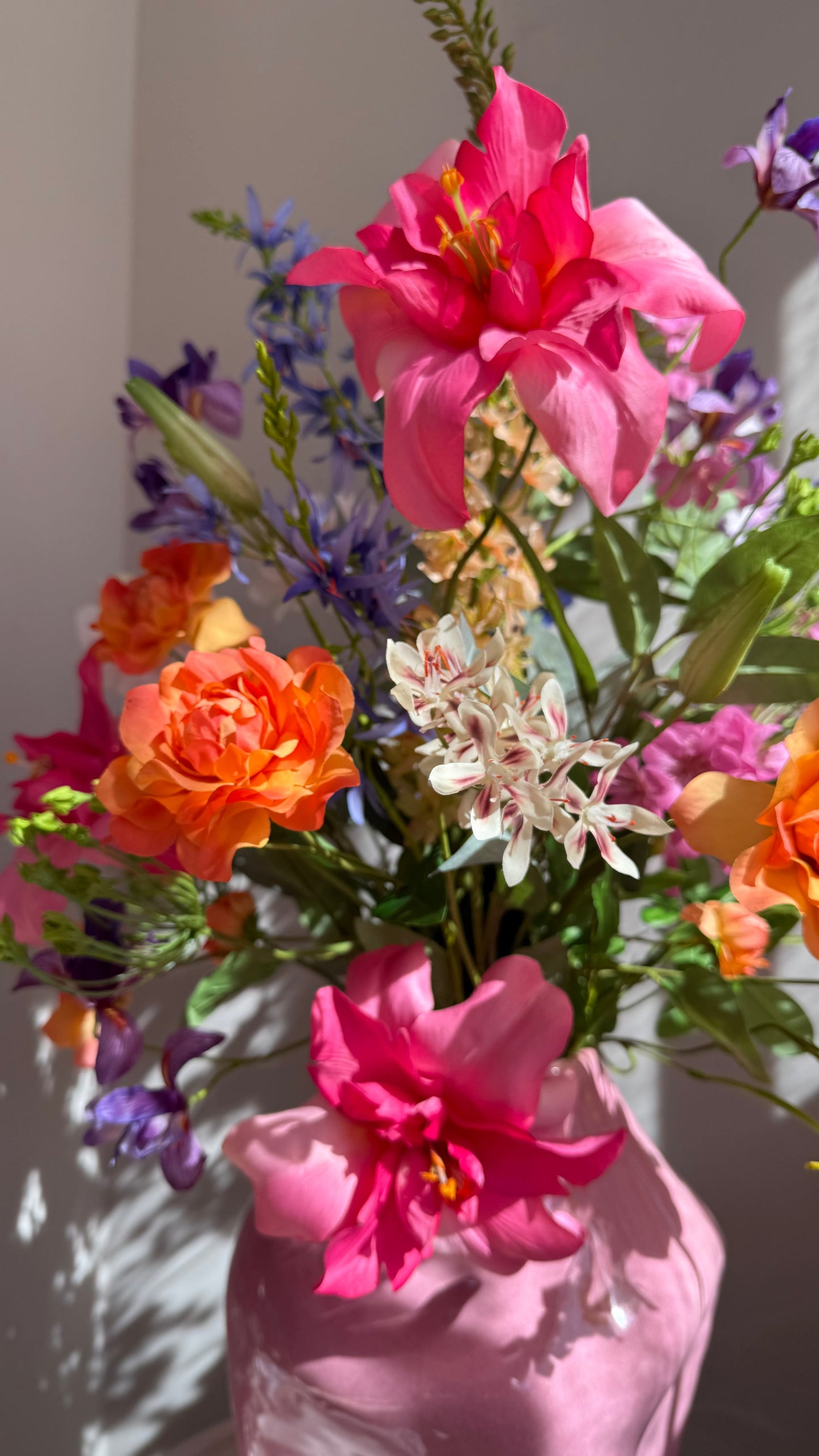 Boeket Lilly Geluk in bloei