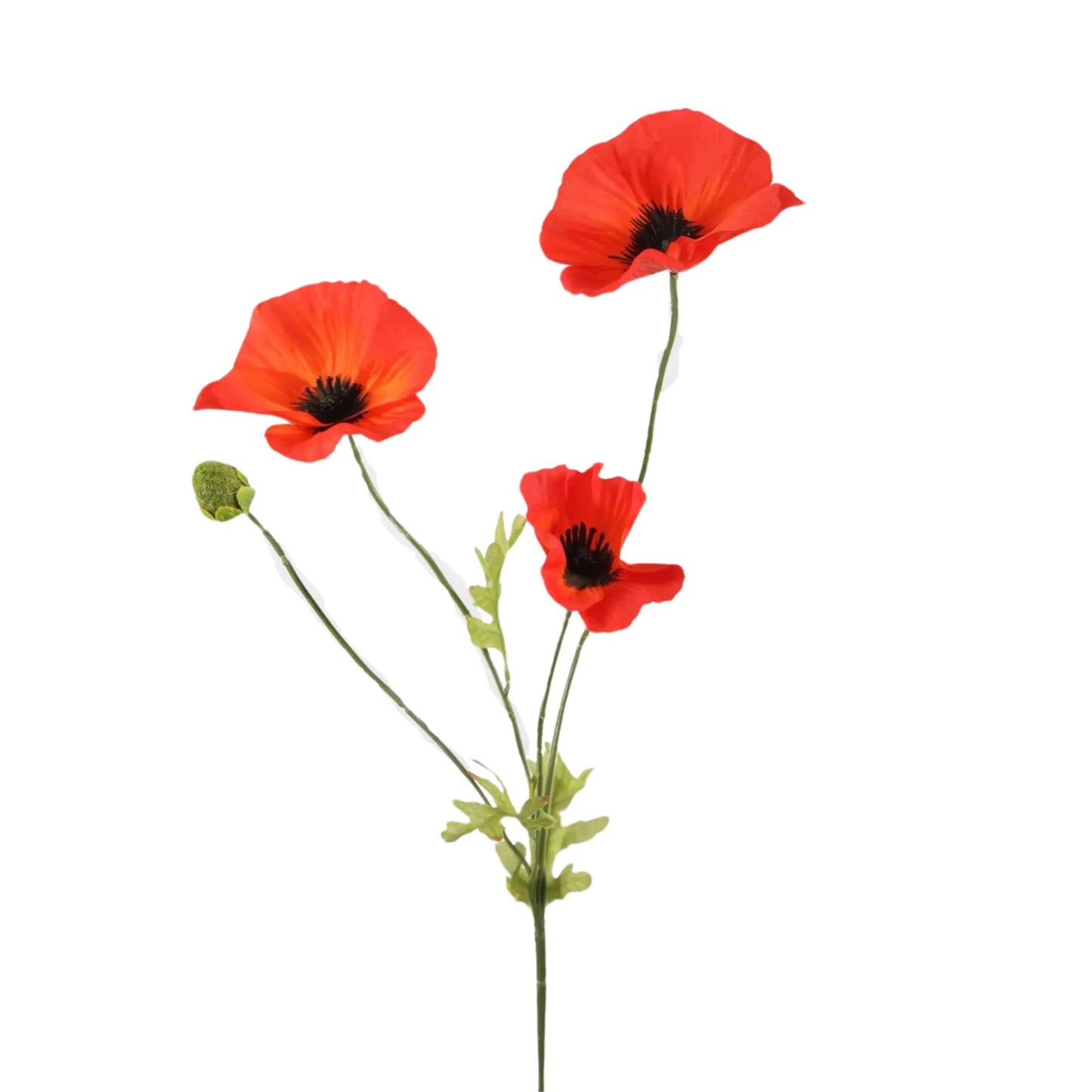 Kunstbloem Klaproos – Oranje | 63 cm Geluk in bloei