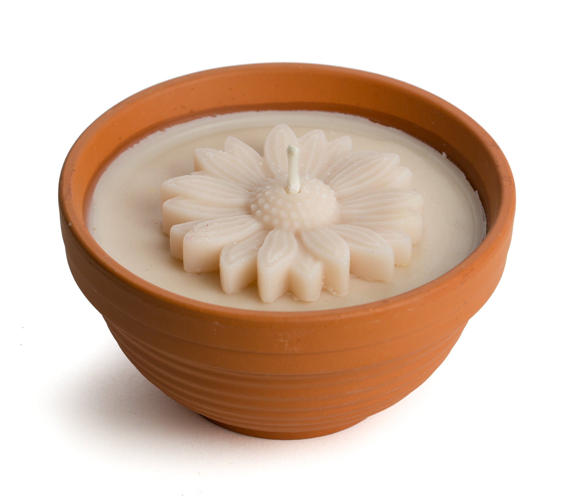 Flower bowl outdoor kaars | Diverse kleuren Geluk in bloei