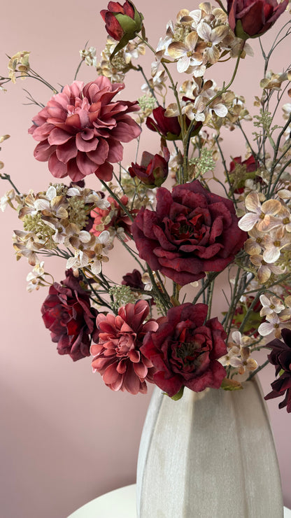 Boeket Rose Geluk in bloei