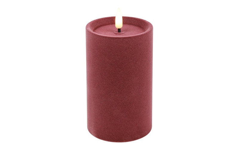 LED kaars Lyon velvet – Oudroze | Countryfield Geluk in bloei