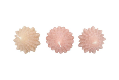 Kerstboomkaarsen Zandkleurige mix  | 16 cm Geluk in bloei