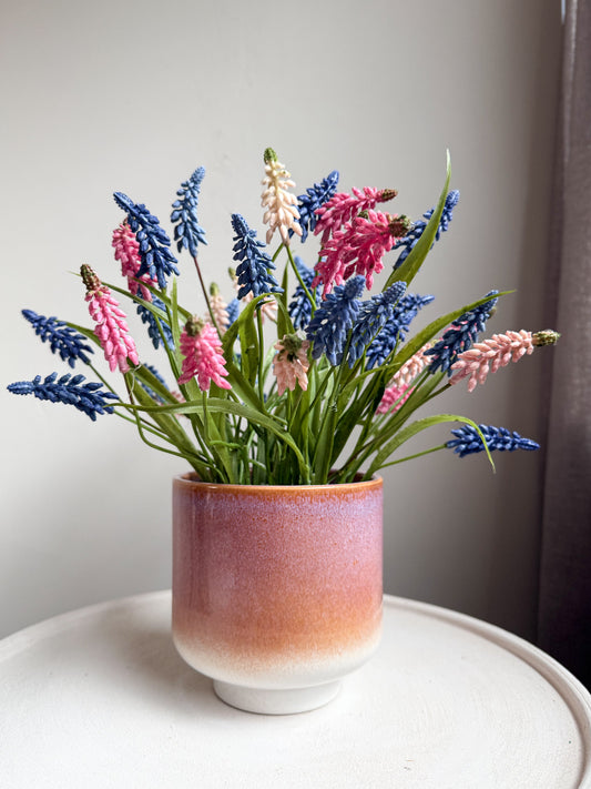 Boeket Lila | inclusief pot Geluk in bloei