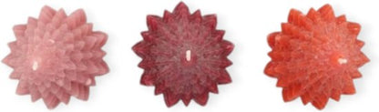 Kerstboomkaarsen Rode mix  | 12 cm Geluk in bloei