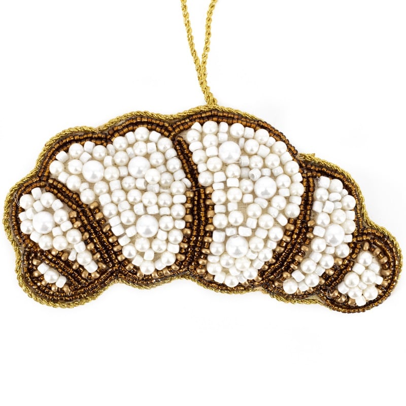 Kersthanger met kralen | Croissant