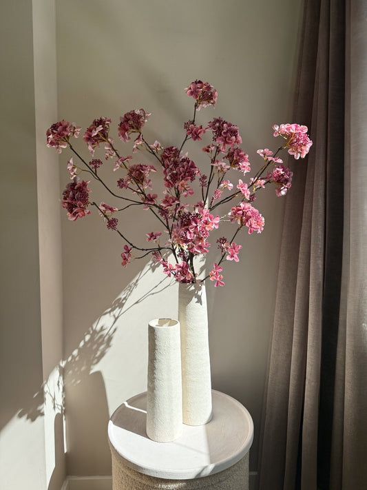 Hortensiatak mauve 109 cm Geluk in bloei