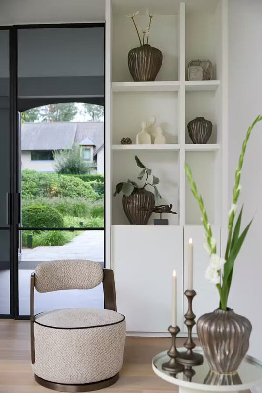 Vaas Vechhia – Brons | Light & Living Geluk in bloei