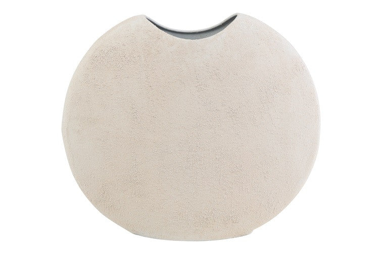 Vaas Ibo Wit | 40x12x34,5 cm Geluk in bloei