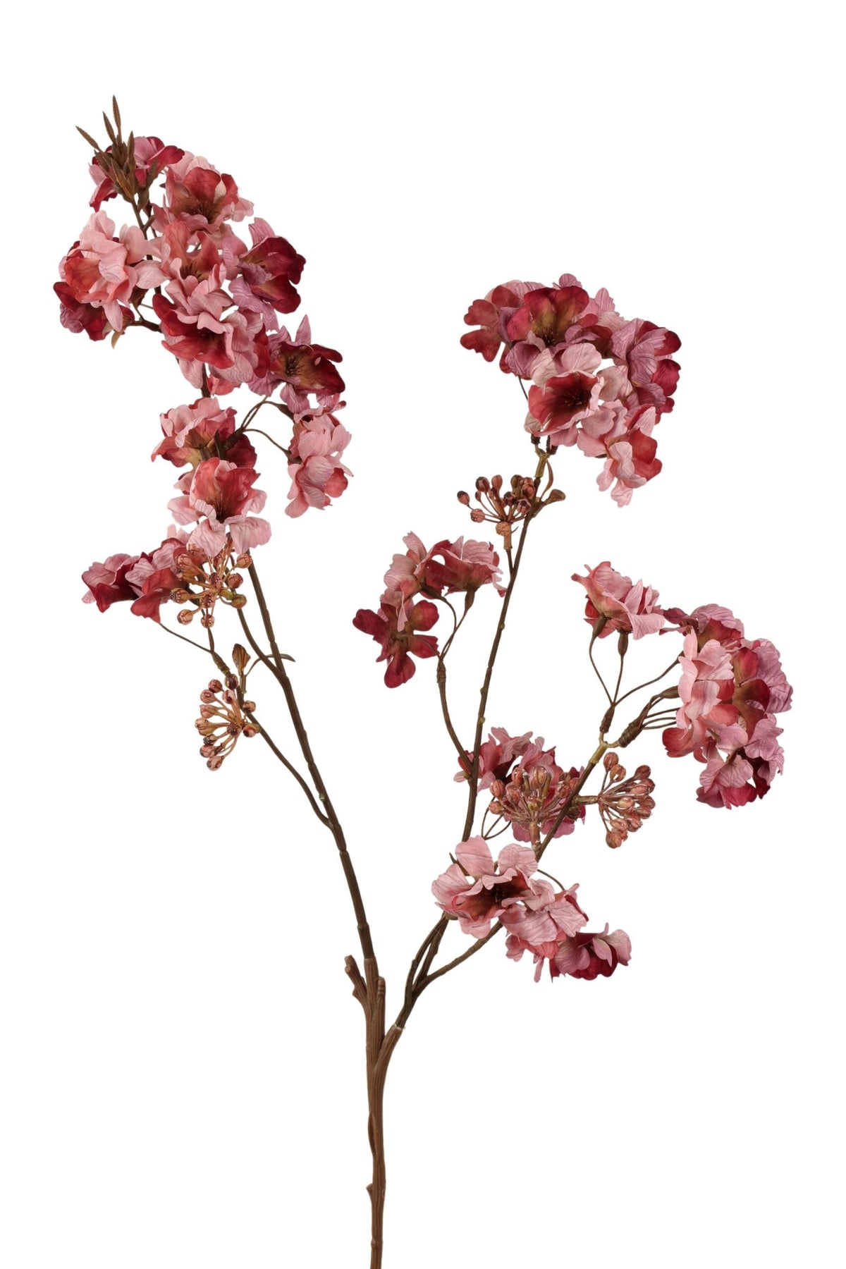 Bloesemtak 88 cm | Roze Geluk in bloei