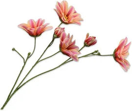 Margriet oranje/peach 65 cm Geluk in bloei