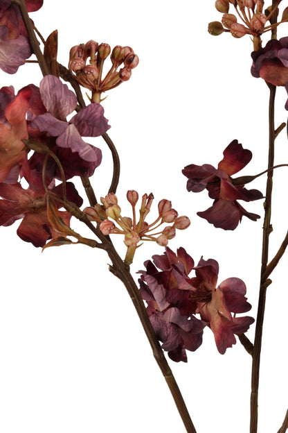 Bloesemtak 88 cm | Bordeaux Geluk in bloei