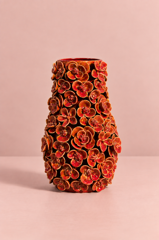 Vaas Noma | Ø21 × H32 cm Geluk in bloei