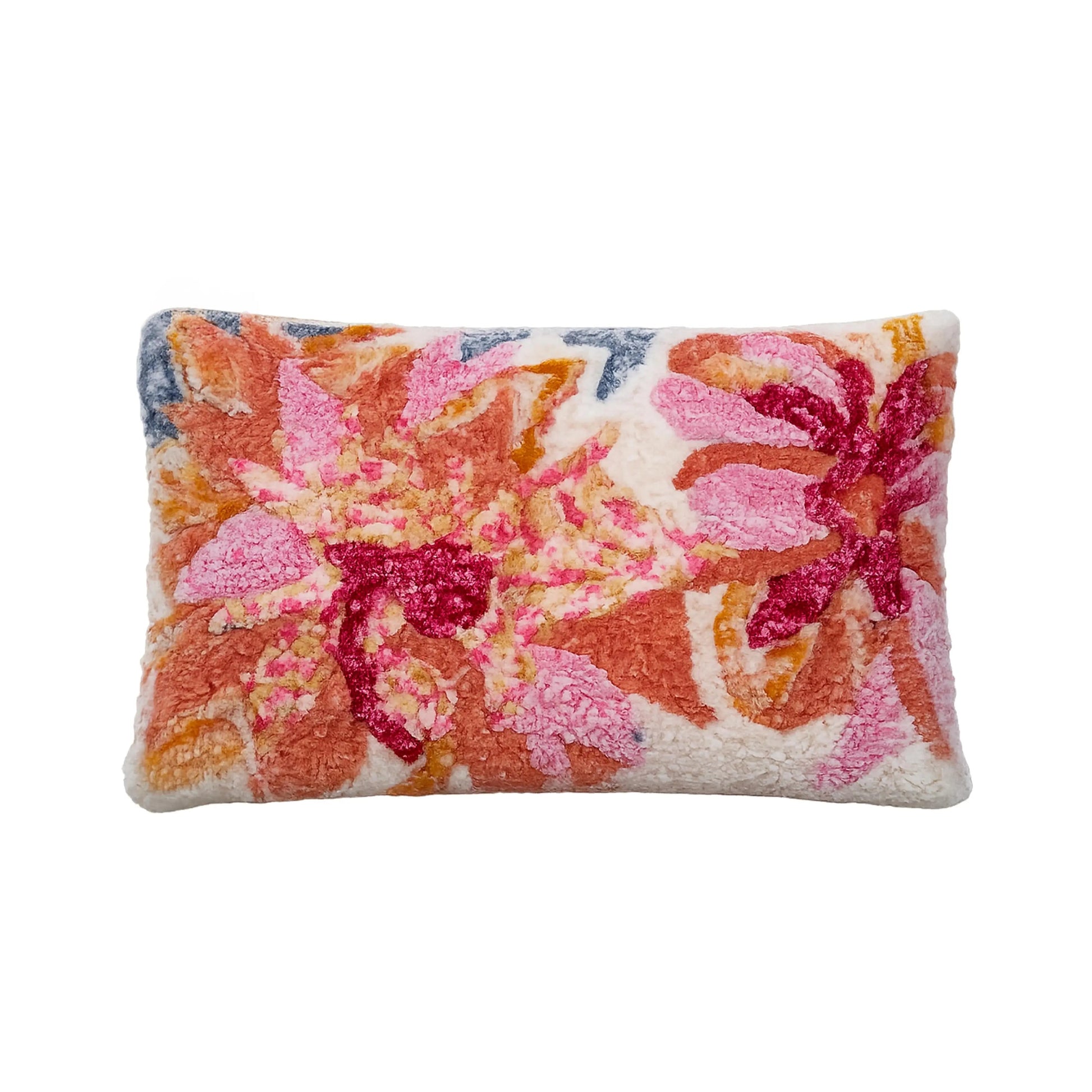 Kussen handgeweven Camellia | 50x30cm Geluk in bloei