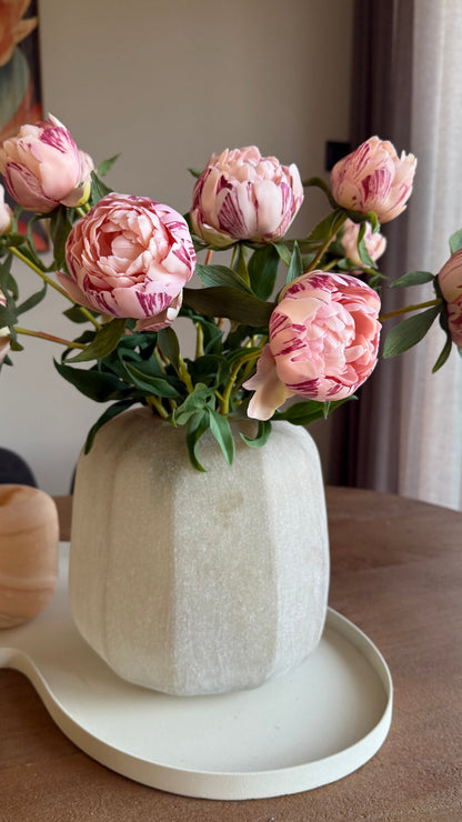 Boeket Peony Geluk in bloei