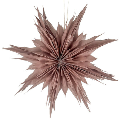 Kerstster 'Ice' oudroze