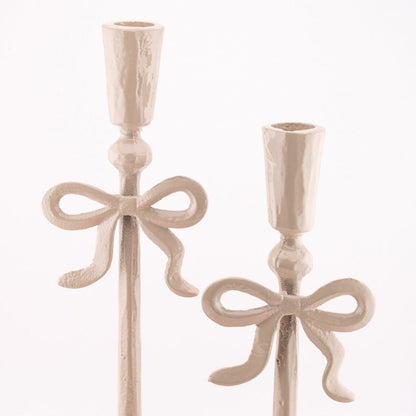 Kaarstenstandaard Strikje | Beige Geluk in bloei