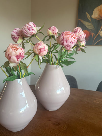Vaas Lesse | Pastel Pink | in 2 maten Geluk in bloei