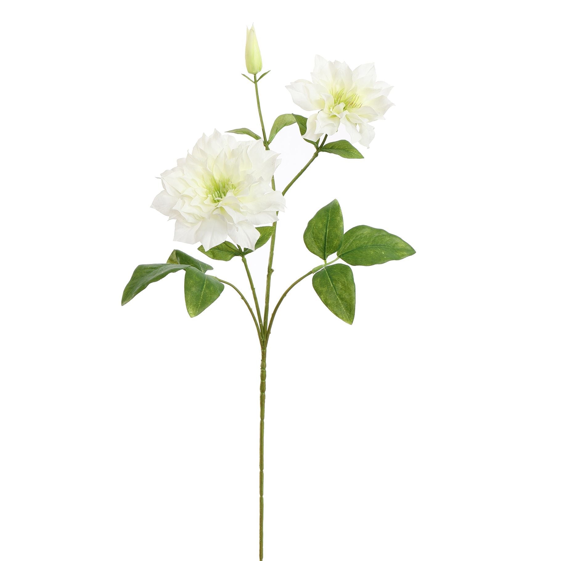 Kunstbloem Clematis Crème | 70 cm Geluk in bloei