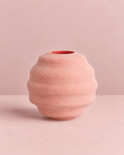 Vaas Nayaro Koraal | Ø32,5 x 29 cm Geluk in bloei