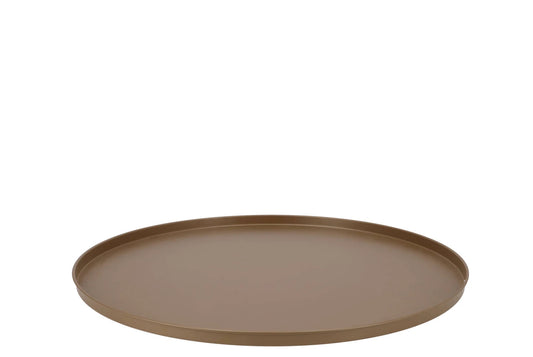Dienblad Coaster Dark Gold – Ø46 cm Geluk in bloei