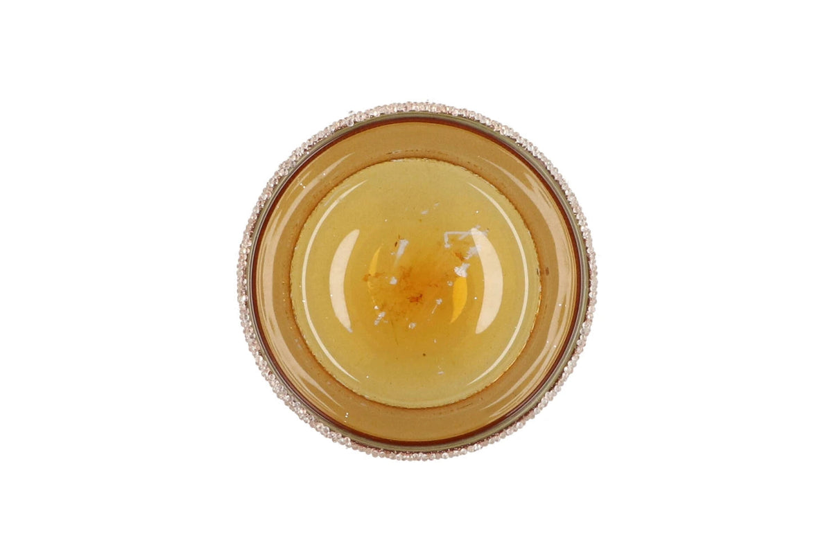 Ruby Shiny Waxinelichthouder Goud | 2 Maten Geluk in bloei