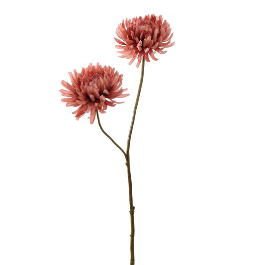 Kunstbloem Chrysant 65 cm | roze Geluk in bloei