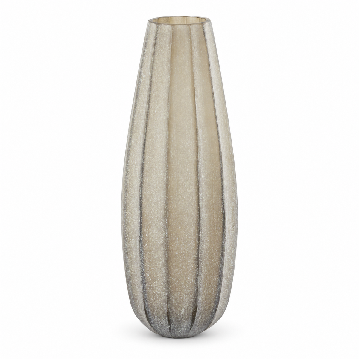 Vaas Bradley bruin Ø17,5 × H44,5 cm Geluk in bloei