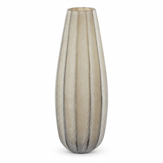 Vaas Bradley bruin Ø17,5 × H44,5 cm Geluk in bloei