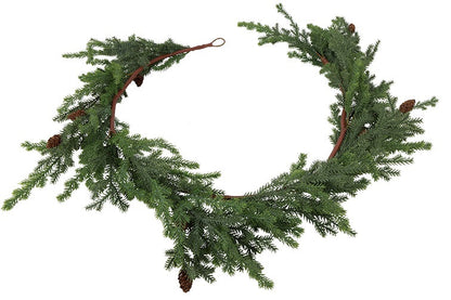 Guirlande Cryptomeria groen | 180 cm Geluk in bloei