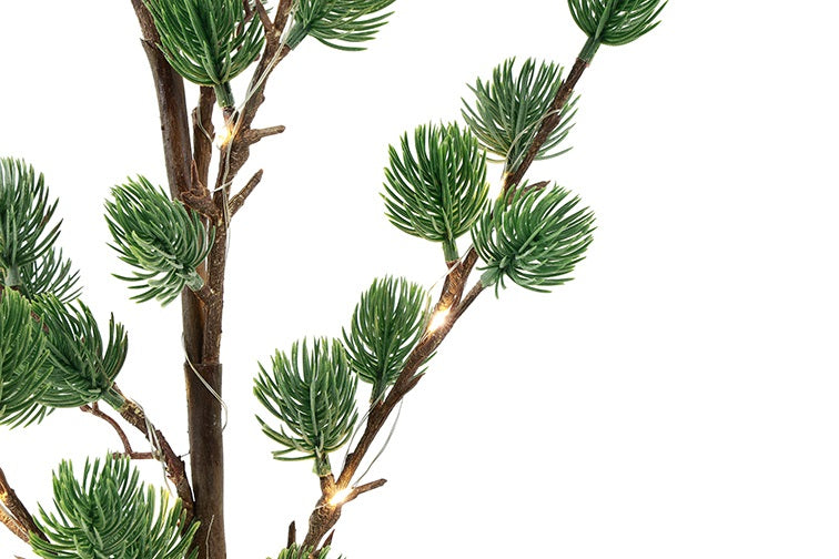 LED kerstboom Pinus Mugo groen | 125 cm Geluk in bloei