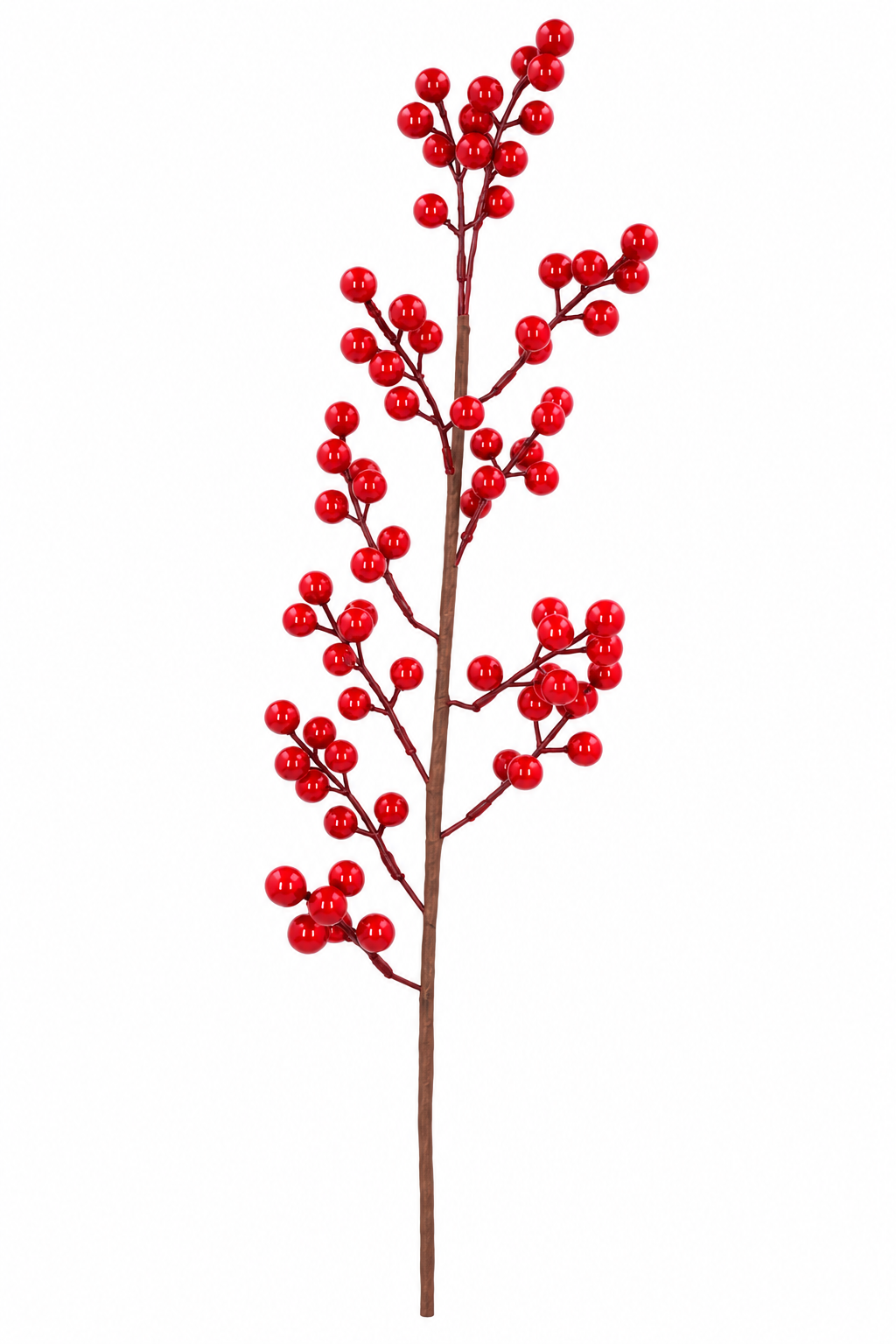 Kunst bessentak rood | 80 cm Geluk in bloei
