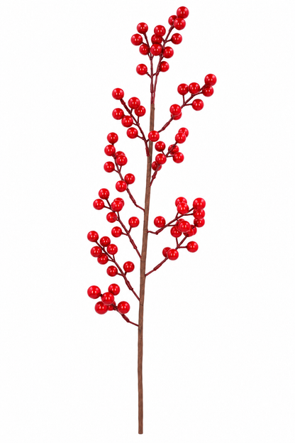 Kunst bessentak rood | 80 cm Geluk in bloei