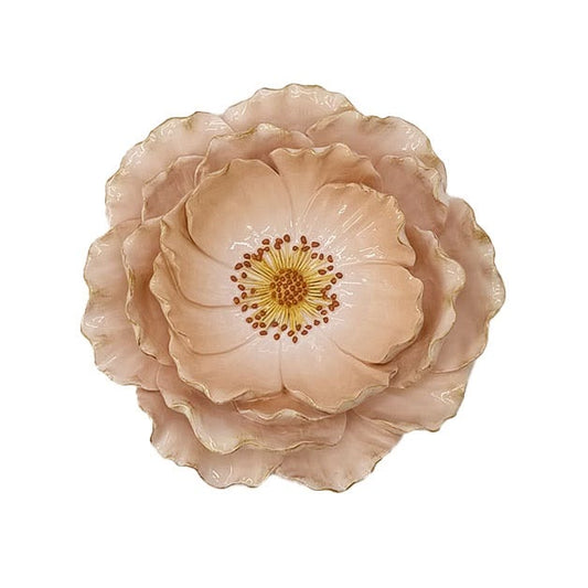 Wandbloem Scarlet | Roze | Beschikbaar in 2 maten Geluk in bloei