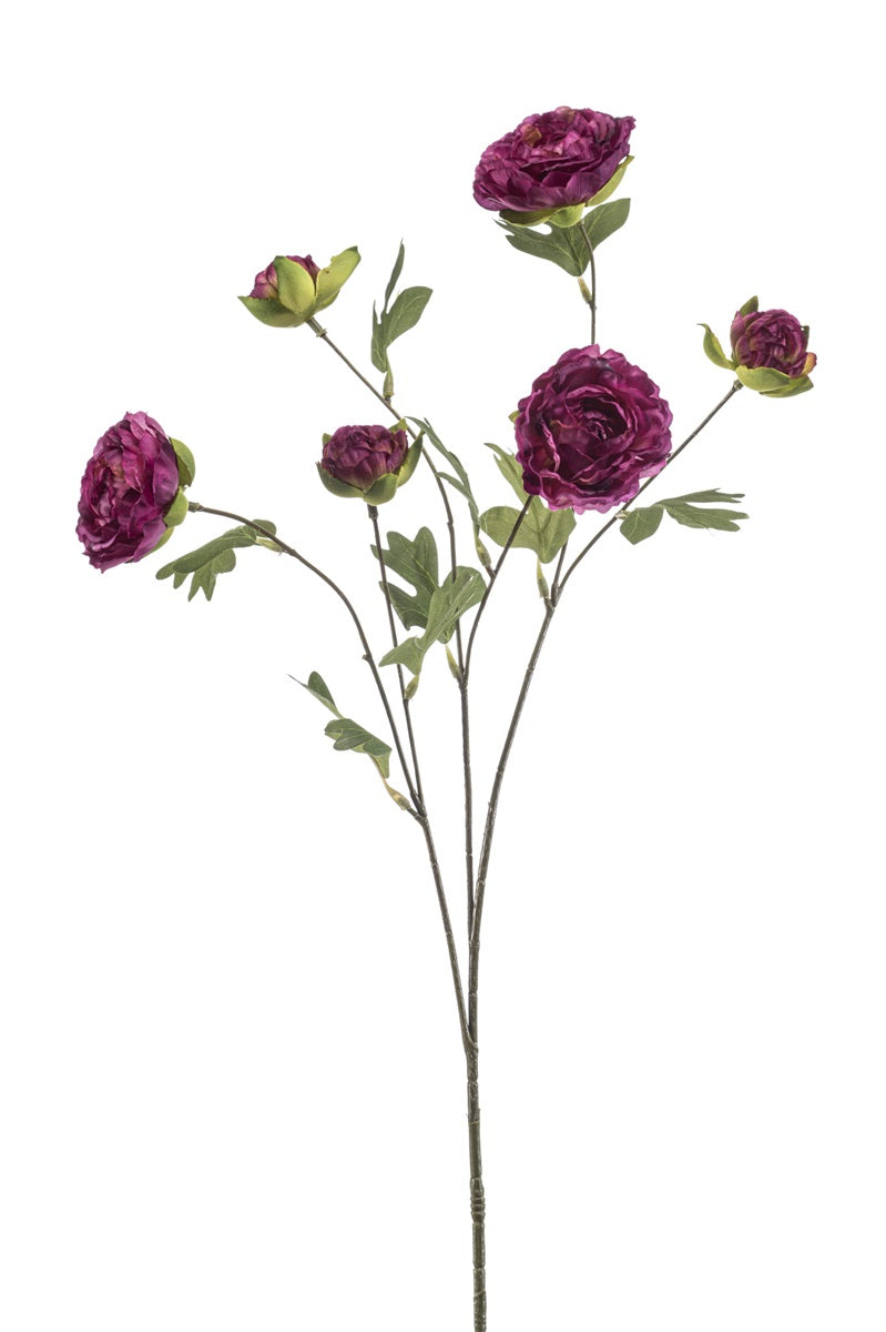 Kunstbloem Ranonkel – Paars | 78 cm (kopie) Geluk in bloei