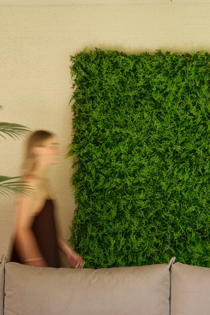 Mosschilderij – stijlvol groen voor binnen & buiten Geluk in bloei