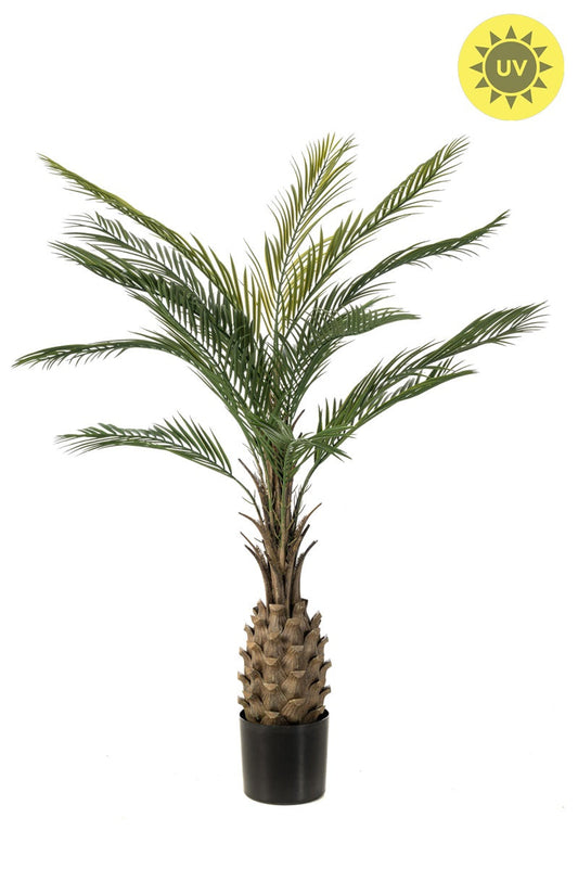 Palmboom buiten kunstplant |150 cm Geluk in bloei