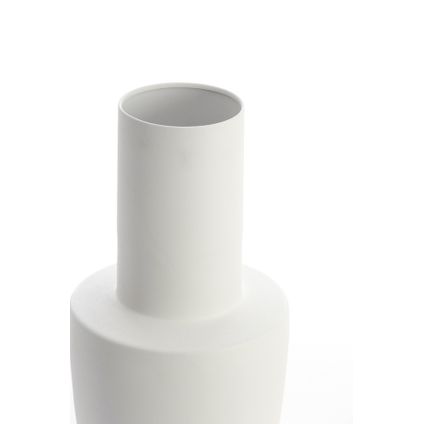 PRE-ORDER Vaas Datuh Crème | Ø21x40 cm Geluk in bloei
